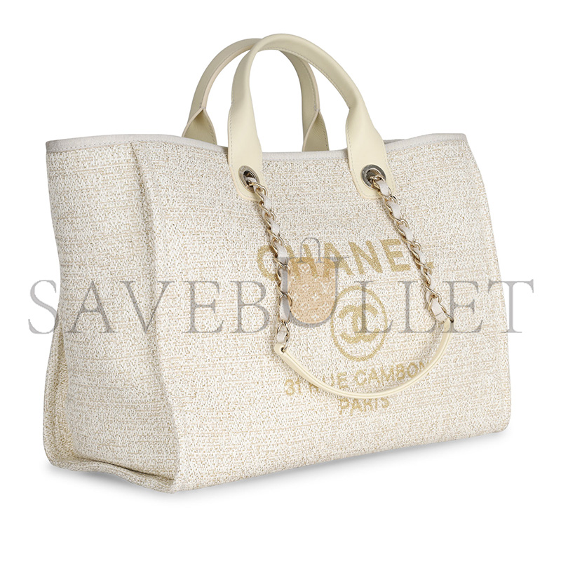 Ch**el deauville medium canvas lamb a67001 (39*30*22cm)